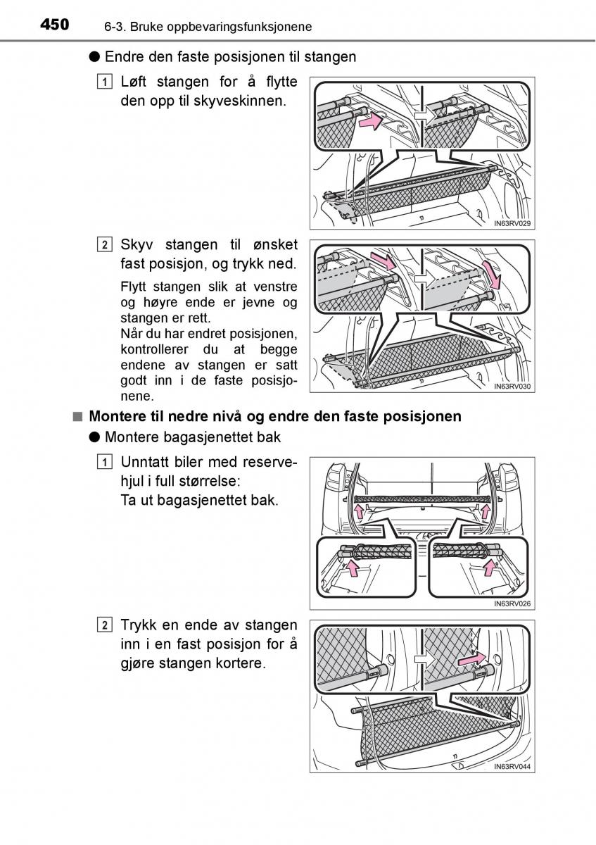 Toyota RAV4 IV 4 bruksanvisningen / page 452