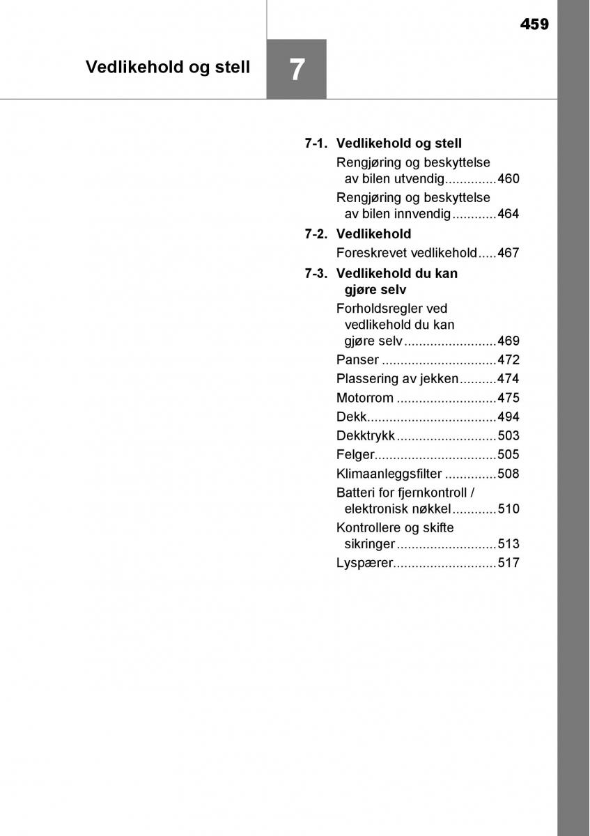 Toyota RAV4 IV 4 bruksanvisningen / page 461