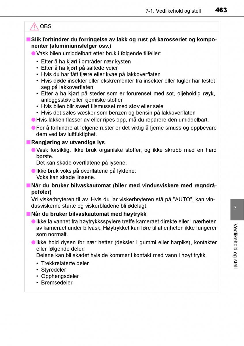 Toyota RAV4 IV 4 bruksanvisningen / page 465