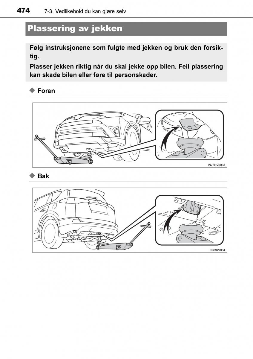 Toyota RAV4 IV 4 bruksanvisningen / page 476