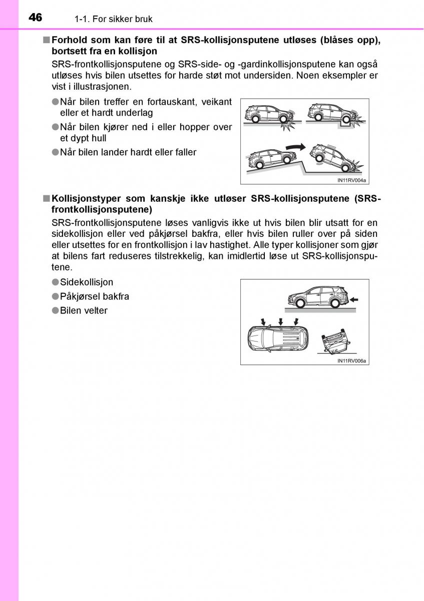 Toyota RAV4 IV 4 bruksanvisningen / page 48