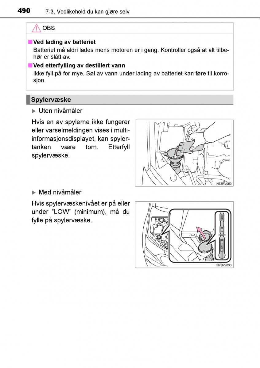 Toyota RAV4 IV 4 bruksanvisningen / page 492