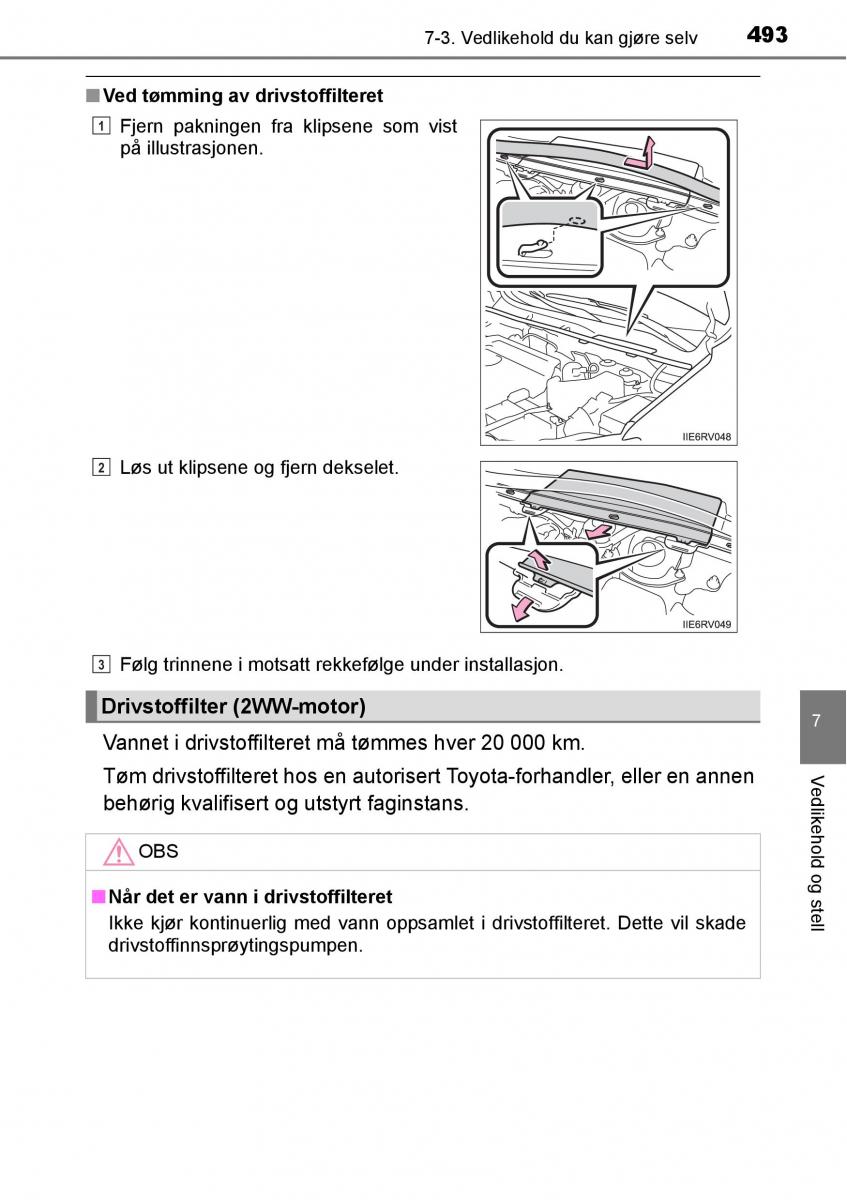 Toyota RAV4 IV 4 bruksanvisningen / page 495