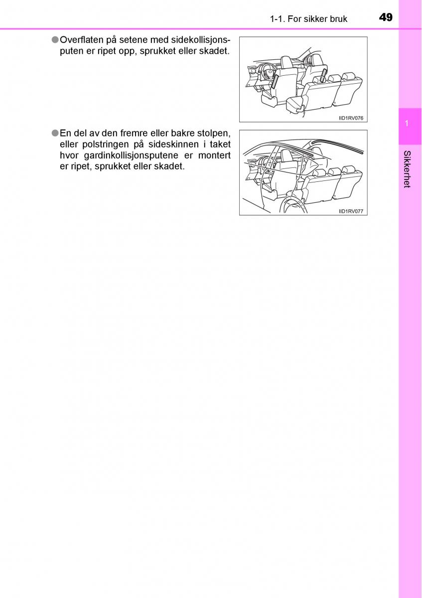 Toyota RAV4 IV 4 bruksanvisningen / page 51