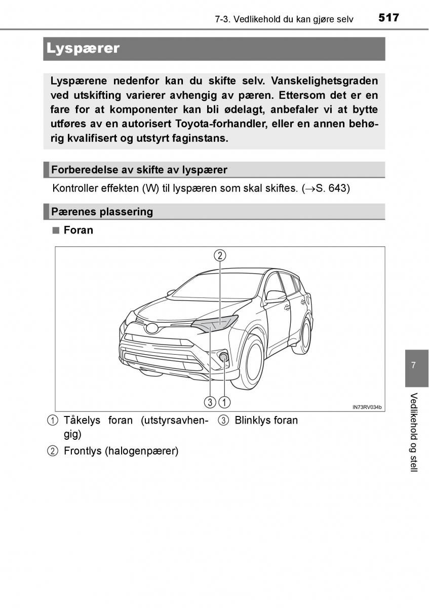 Toyota RAV4 IV 4 bruksanvisningen / page 519