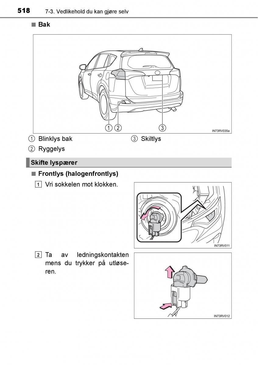 Toyota RAV4 IV 4 bruksanvisningen / page 520