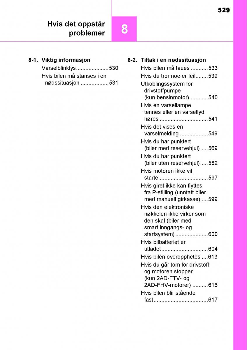 Toyota RAV4 IV 4 bruksanvisningen / page 531