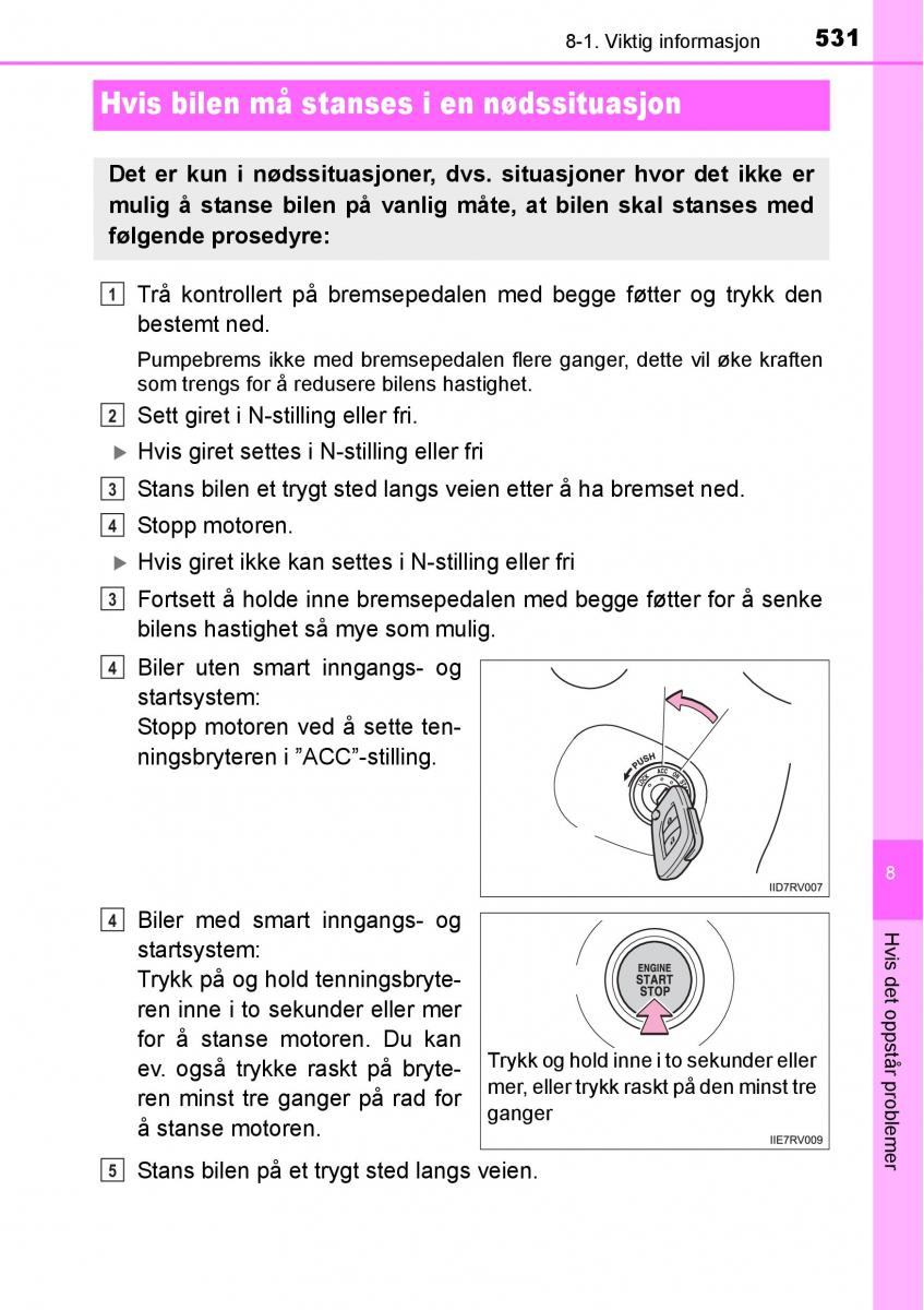 Toyota RAV4 IV 4 bruksanvisningen / page 533