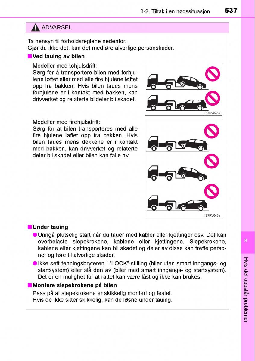 Toyota RAV4 IV 4 bruksanvisningen / page 539