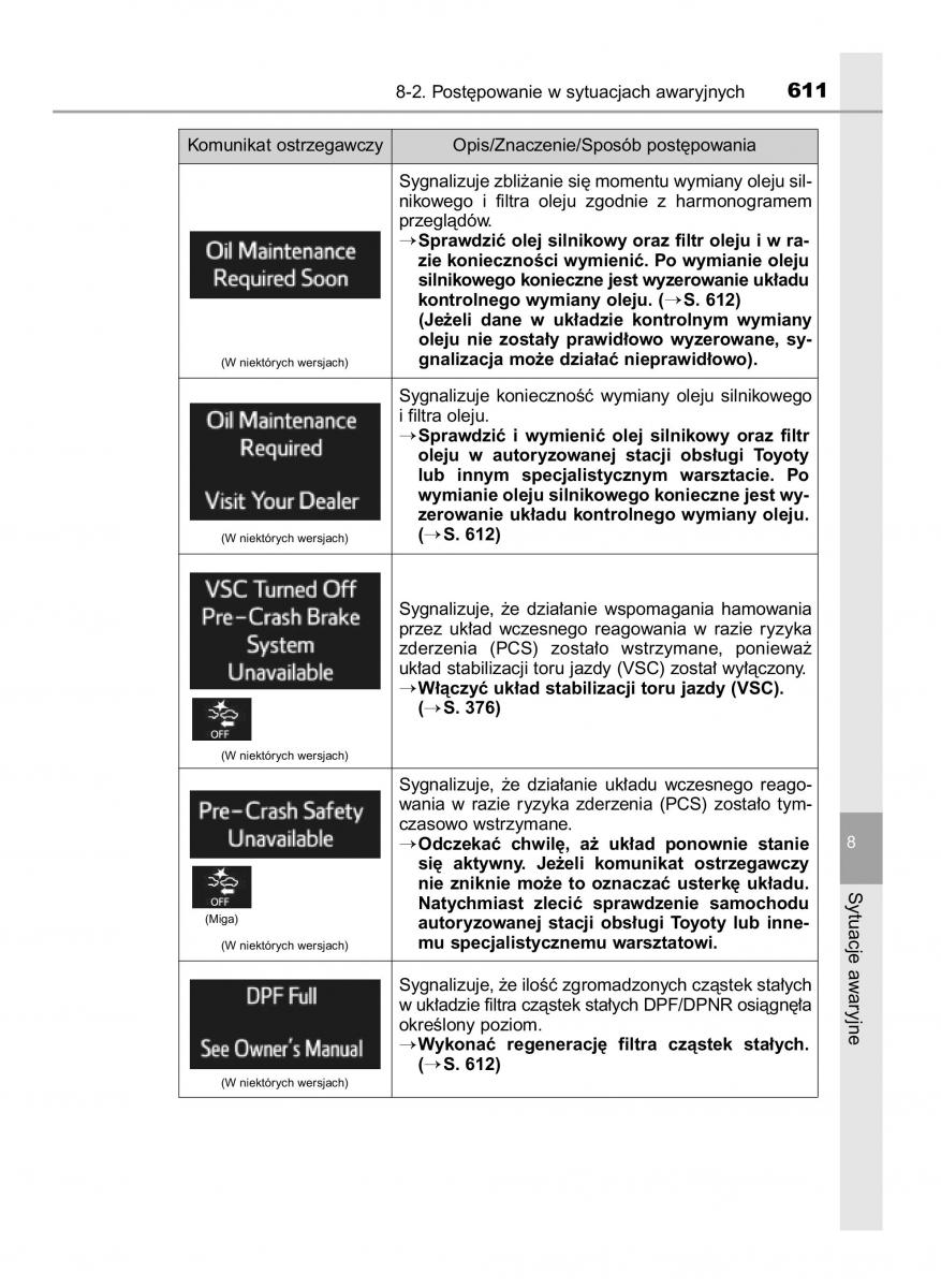 Toyota RAV4 IV 4 instrukcja obslugi / page 611