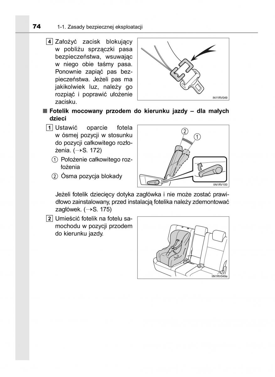 Toyota RAV4 IV 4 instrukcja obslugi / page 74