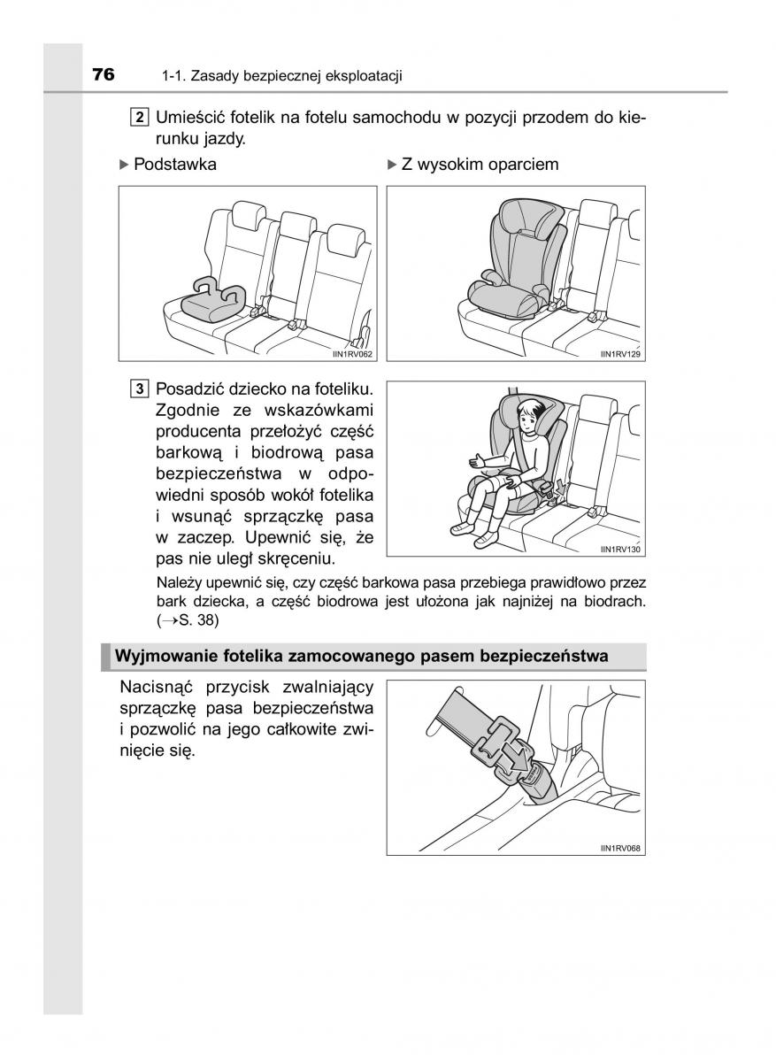 Toyota RAV4 IV 4 instrukcja obslugi / page 76