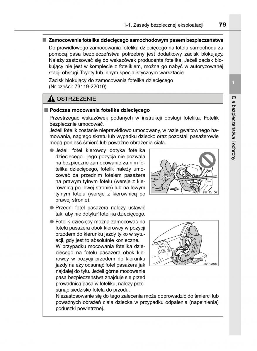 Toyota RAV4 IV 4 instrukcja obslugi / page 79