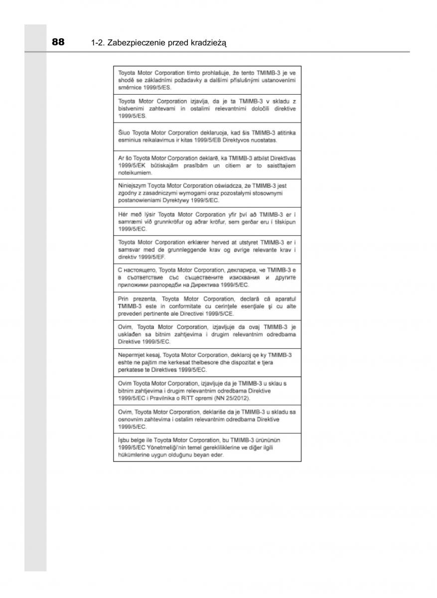 Toyota RAV4 IV 4 instrukcja obslugi / page 88