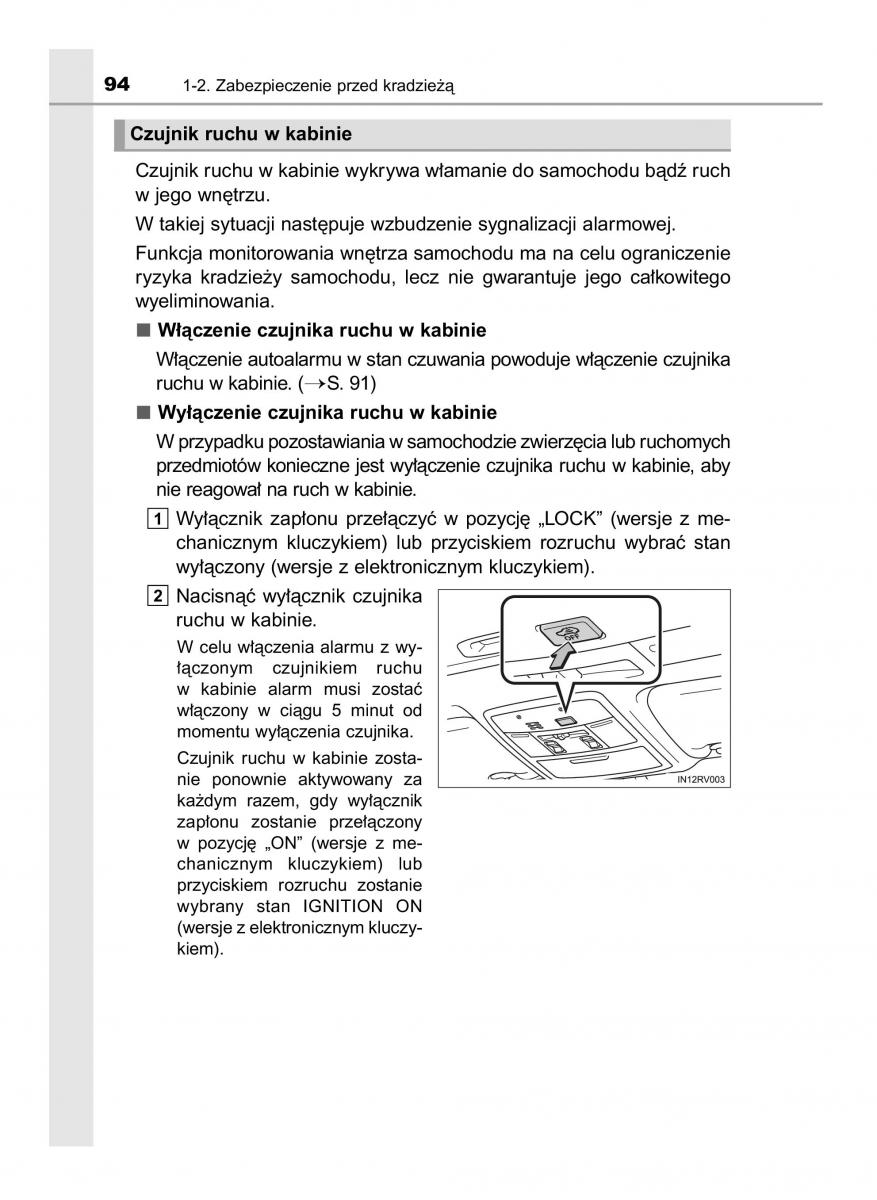 Toyota RAV4 IV 4 instrukcja obslugi / page 94