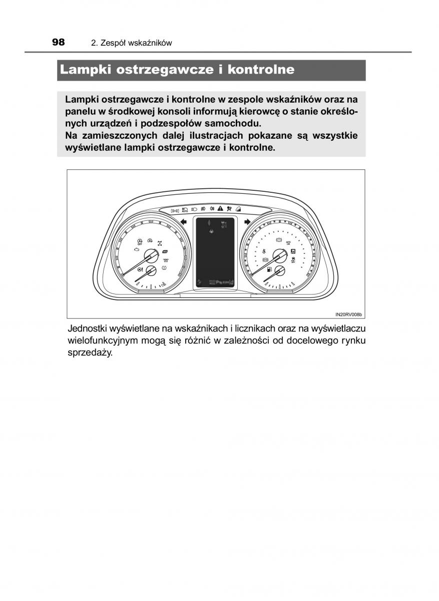 Toyota RAV4 IV 4 instrukcja obslugi / page 98