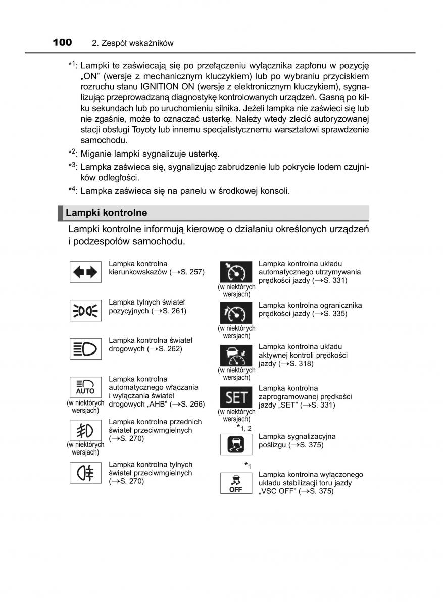 Toyota RAV4 IV 4 instrukcja obslugi / page 100