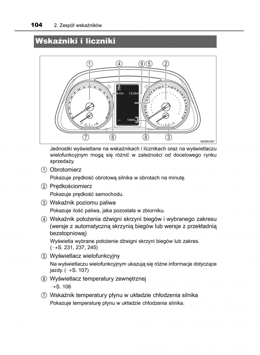 Toyota RAV4 IV 4 instrukcja obslugi / page 104