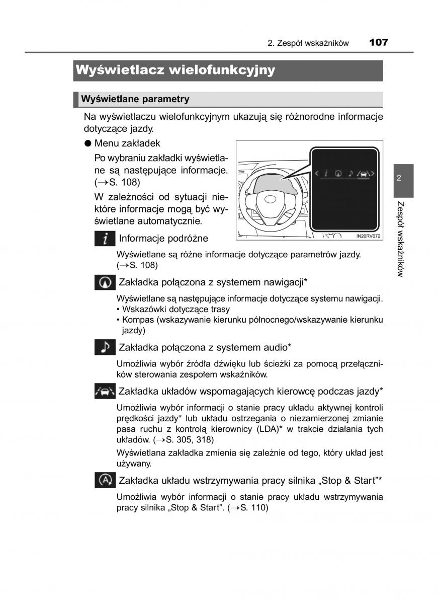 Toyota RAV4 IV 4 instrukcja obslugi / page 107