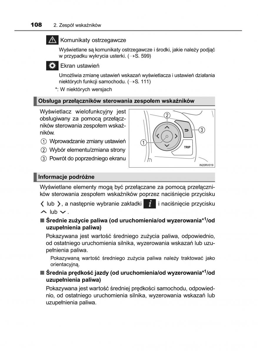 Toyota RAV4 IV 4 instrukcja / page 108