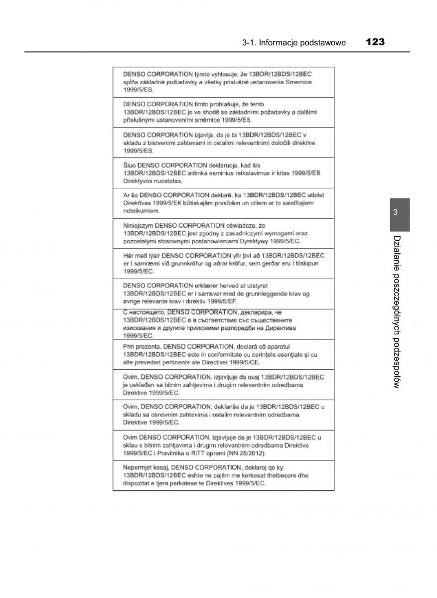 Toyota RAV4 IV 4 instrukcja obslugi / page 123