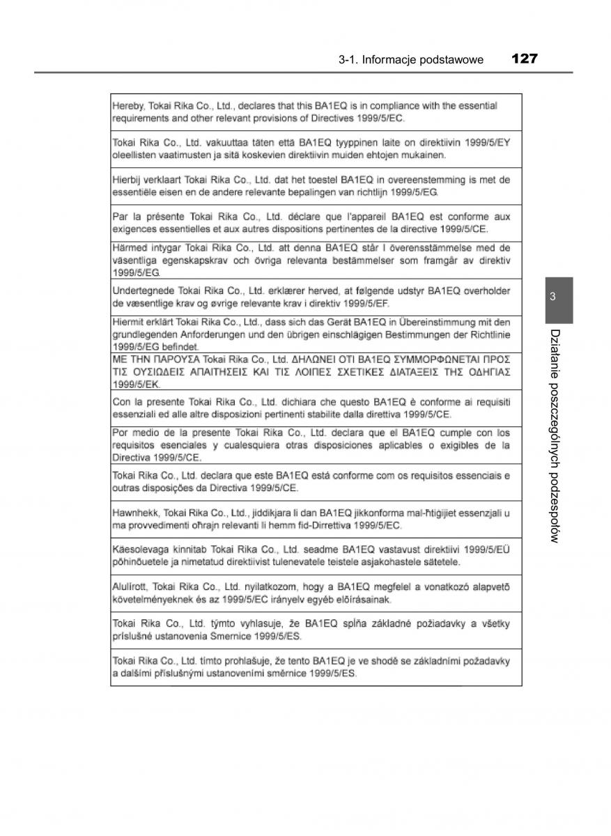 Toyota RAV4 IV 4 instrukcja obslugi / page 127