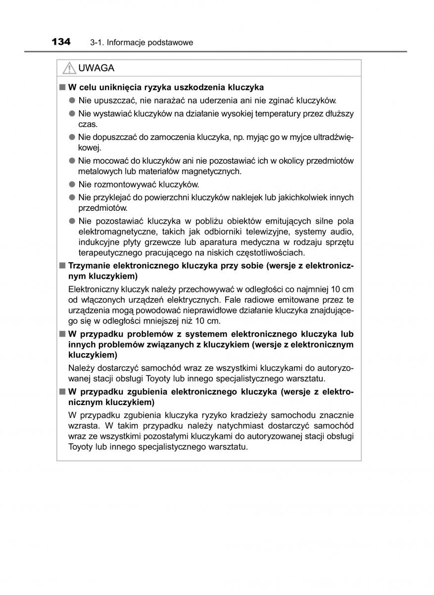 Toyota RAV4 IV 4 instrukcja obslugi / page 134