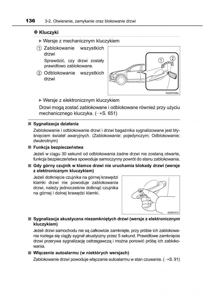 Toyota RAV4 IV 4 instrukcja obslugi / page 136