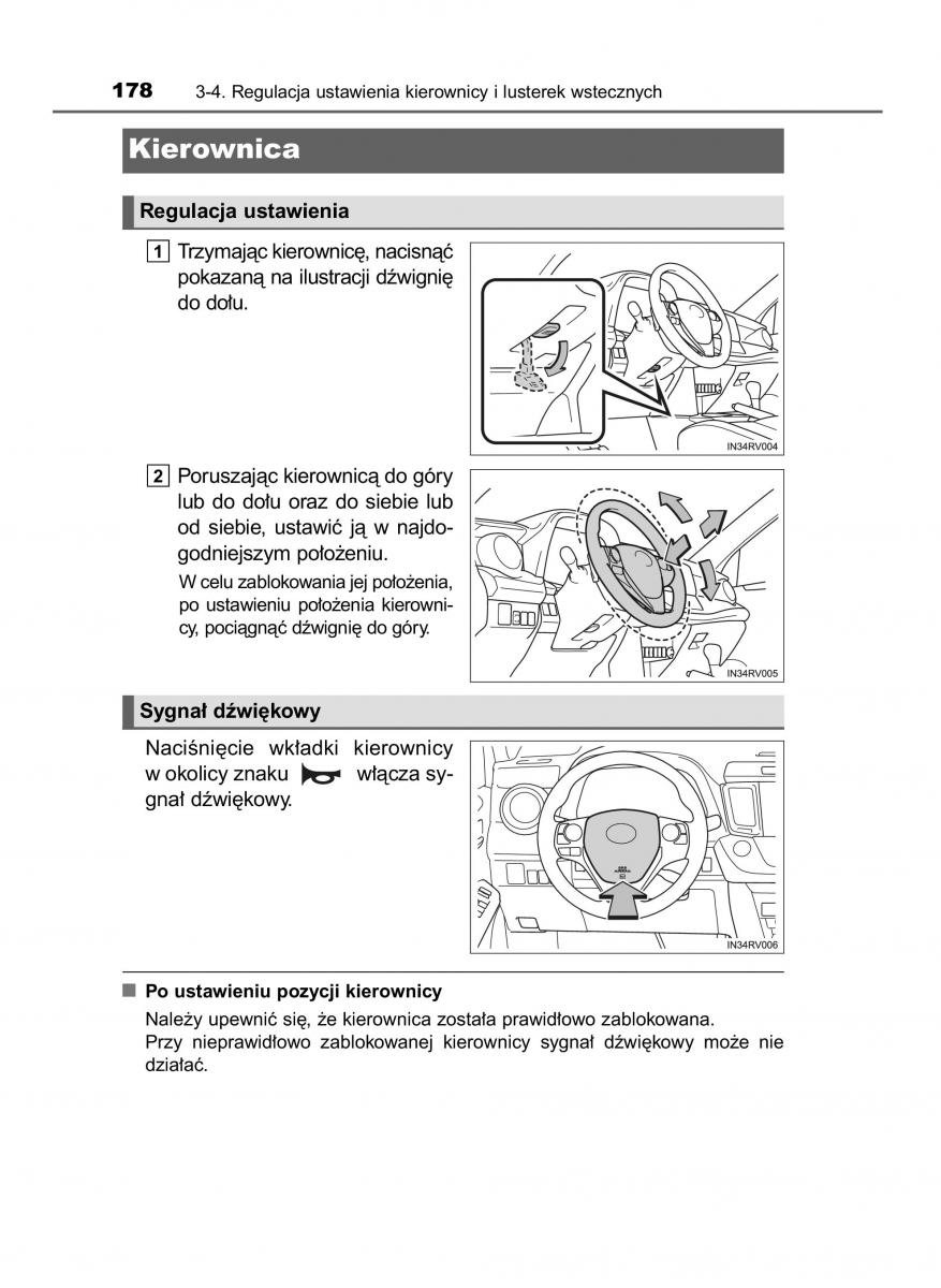 Toyota RAV4 IV 4 instrukcja obslugi / page 178