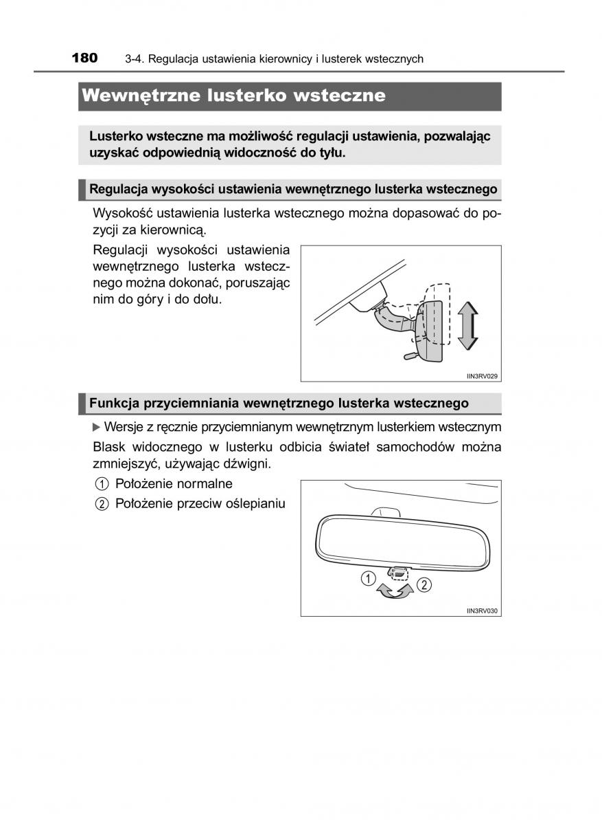 Toyota RAV4 IV 4 instrukcja obslugi / page 180