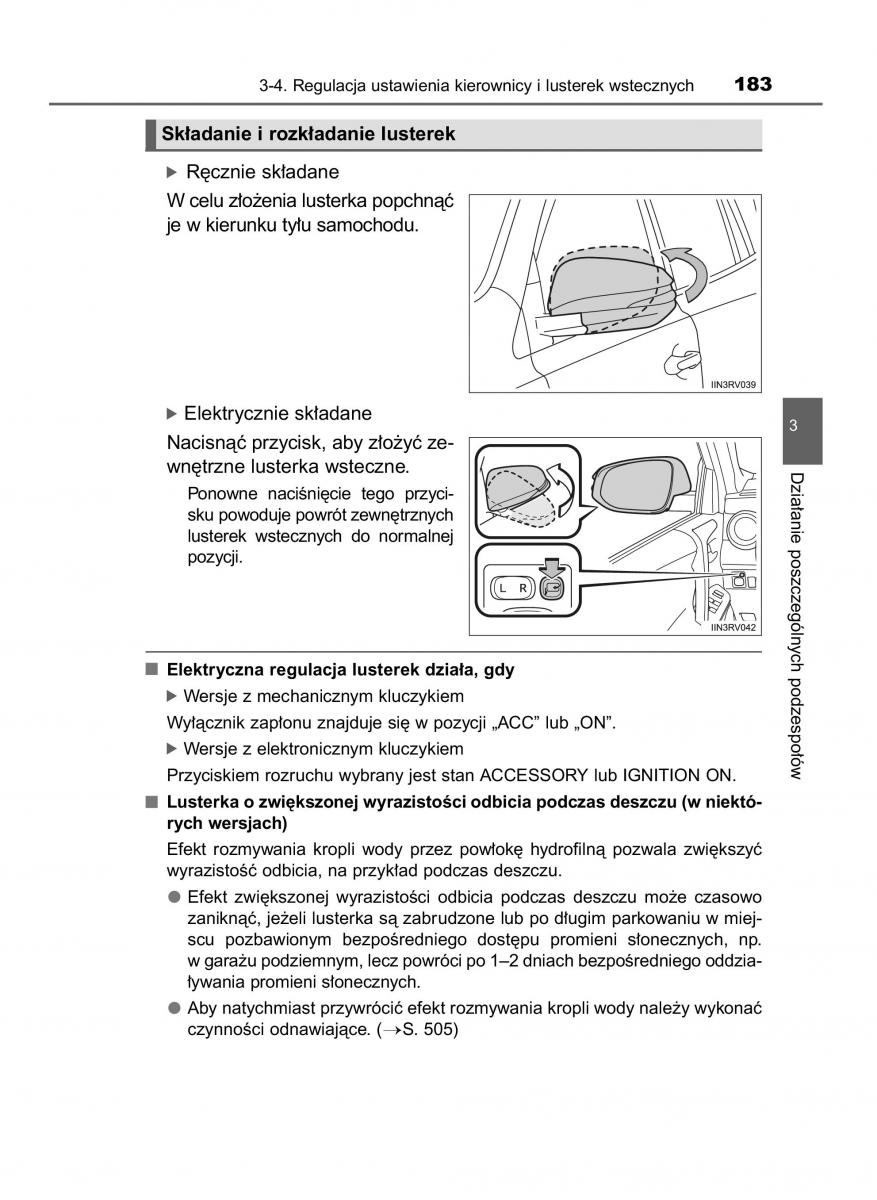 Toyota RAV4 IV 4 instrukcja obslugi / page 183