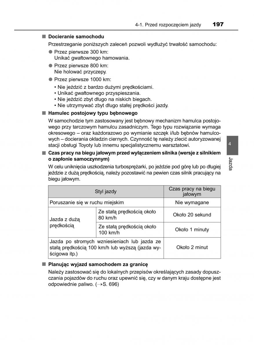 Toyota RAV4 IV 4 instrukcja obslugi / page 197