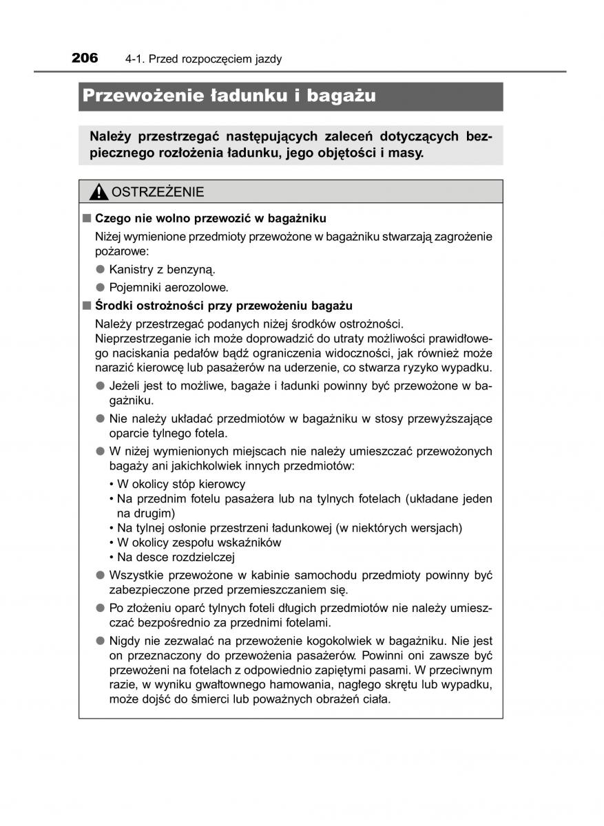 Toyota RAV4 IV 4 instrukcja obslugi / page 206