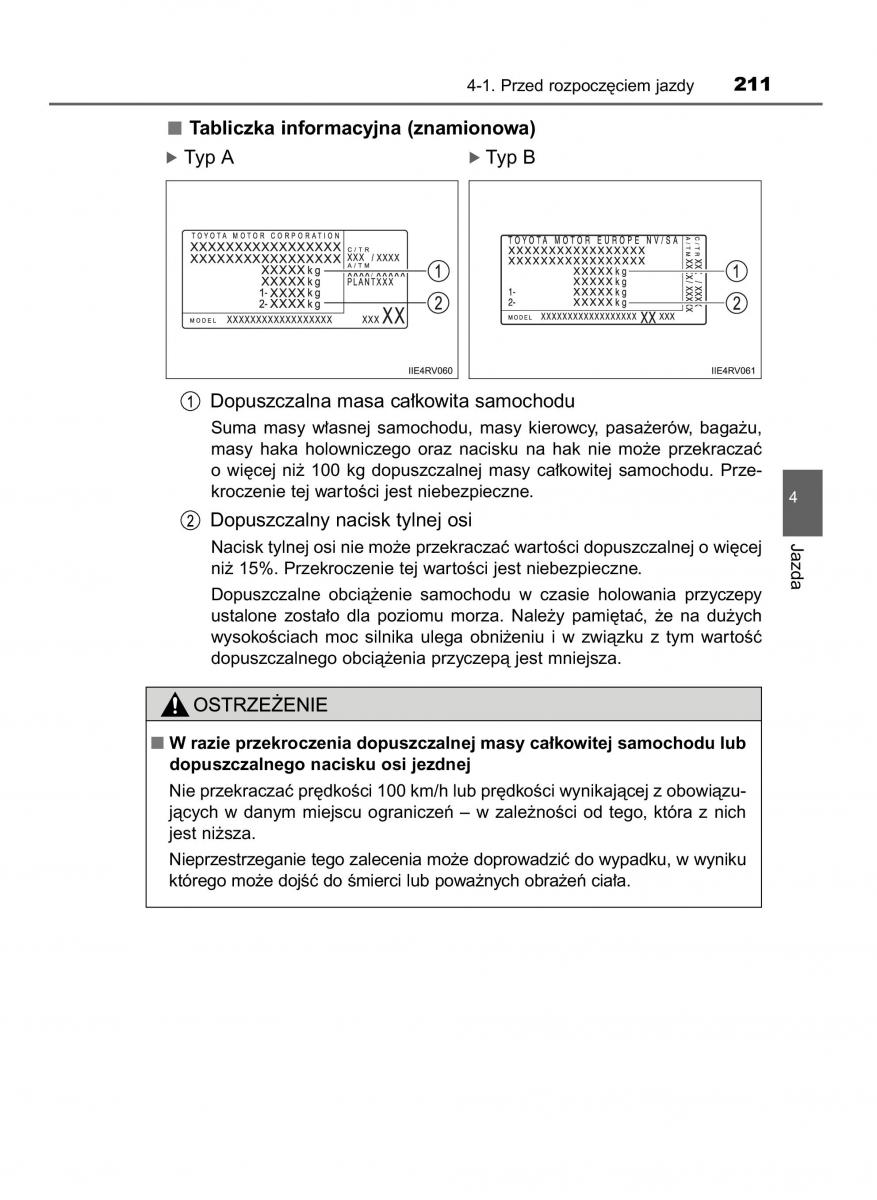 Toyota RAV4 IV 4 instrukcja obslugi / page 211