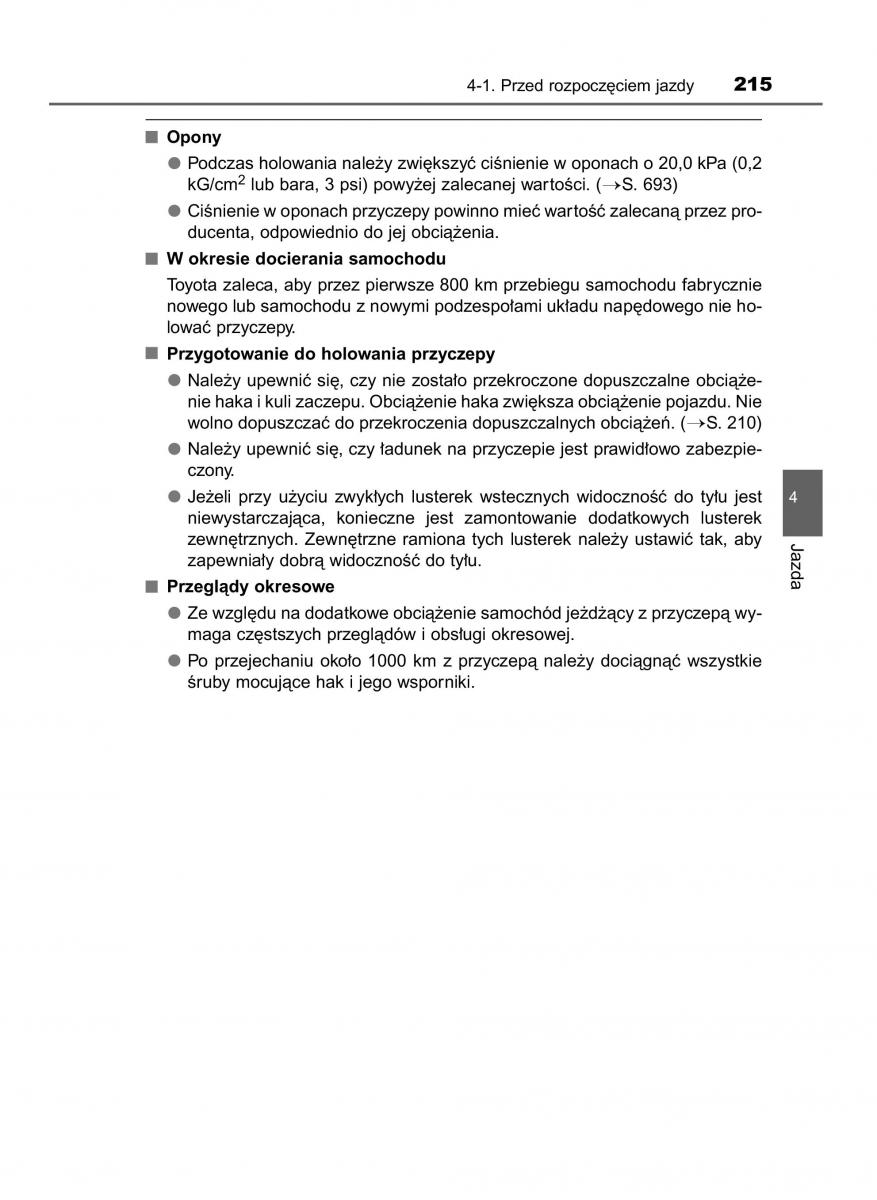 Toyota RAV4 IV 4 instrukcja obslugi / page 215