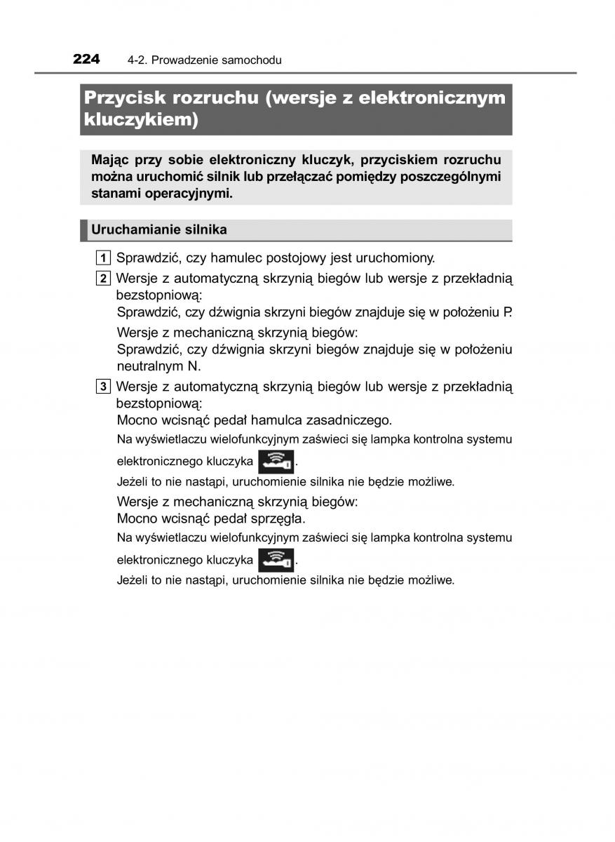 Toyota RAV4 IV 4 instrukcja obslugi / page 224