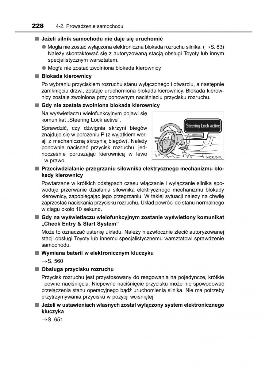 Toyota RAV4 IV 4 instrukcja obslugi / page 228