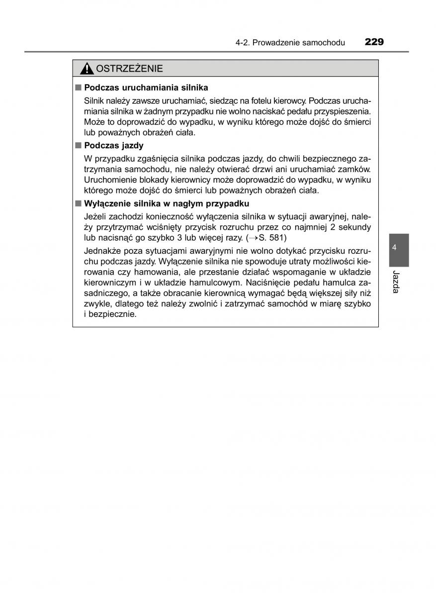 Toyota RAV4 IV 4 instrukcja obslugi / page 229