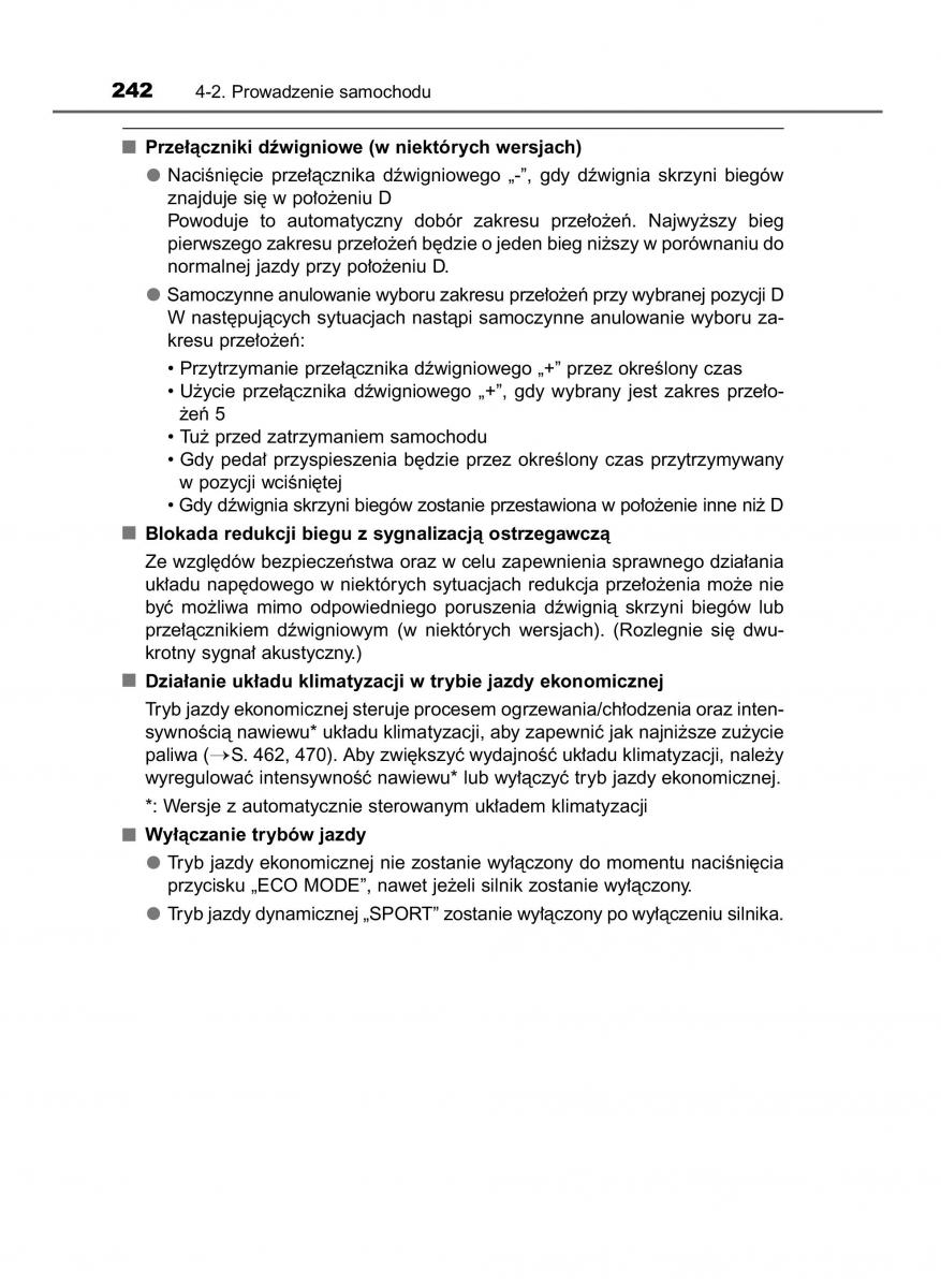 Toyota RAV4 IV 4 instrukcja obslugi / page 242