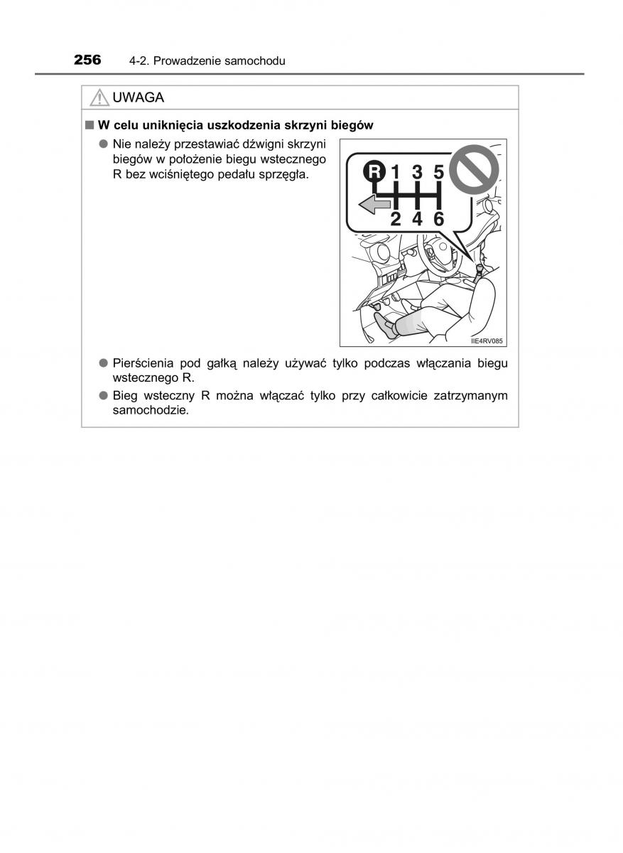 Toyota RAV4 IV 4 instrukcja obslugi / page 256