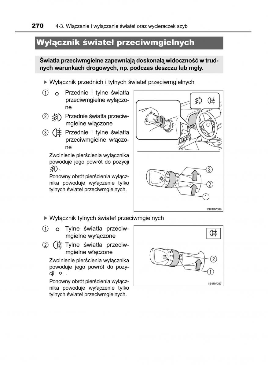 Toyota RAV4 IV 4 instrukcja obslugi / page 270