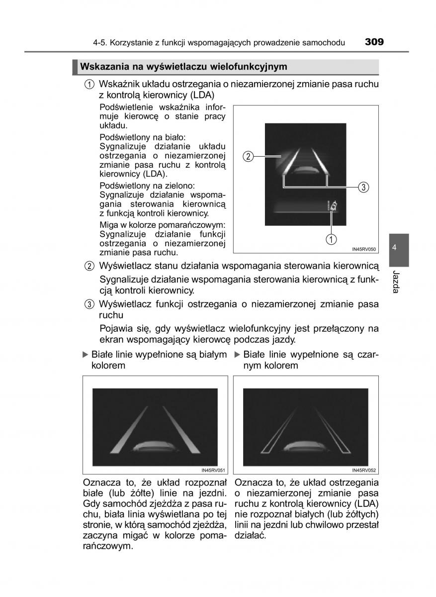 Toyota RAV4 IV 4 instrukcja obslugi / page 309