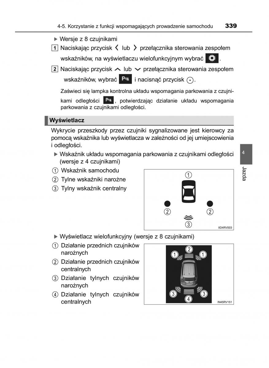 Toyota RAV4 IV 4 instrukcja obslugi / page 339