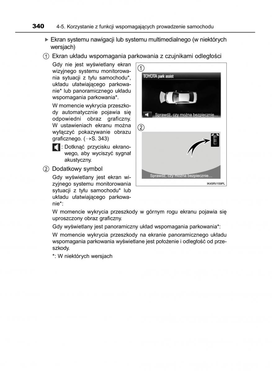 Toyota RAV4 IV 4 instrukcja obslugi / page 340