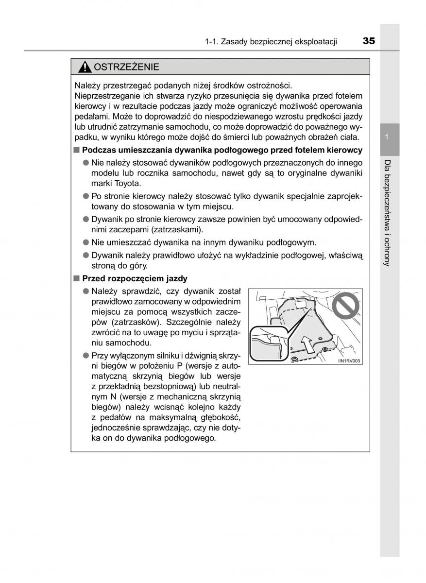 Toyota RAV4 IV 4 instrukcja obslugi / page 35