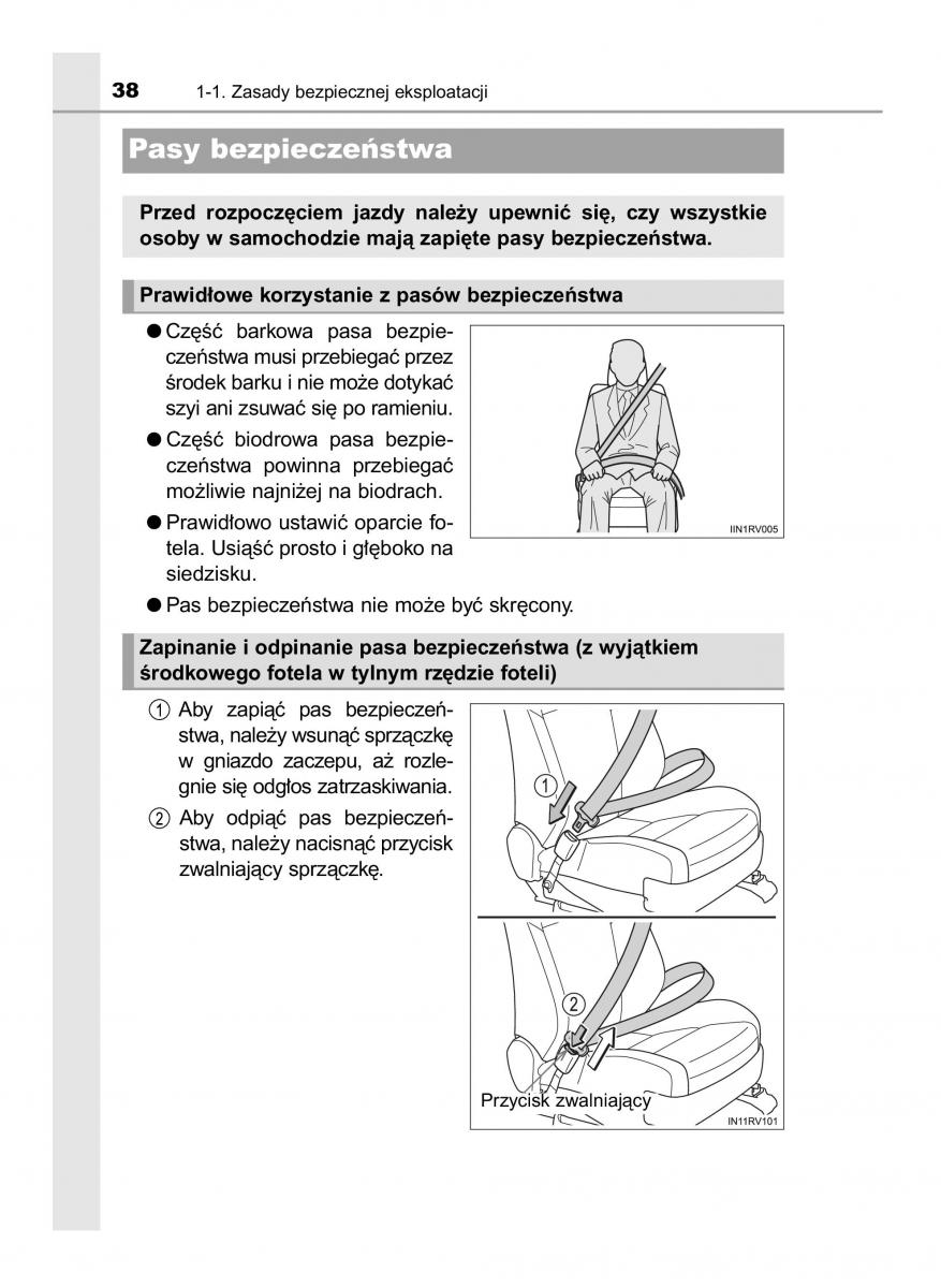 Toyota RAV4 IV 4 instrukcja obslugi / page 38