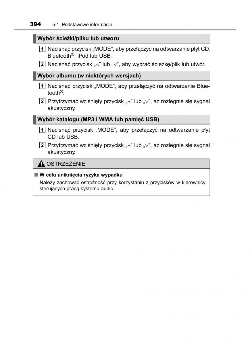 Toyota RAV4 IV 4 instrukcja / page 394