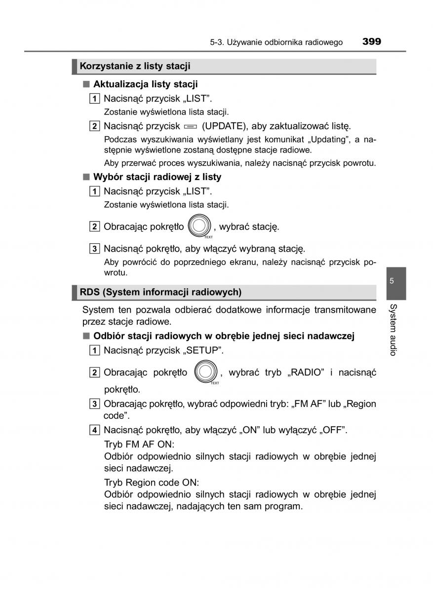 Toyota RAV4 IV 4 instrukcja / page 399