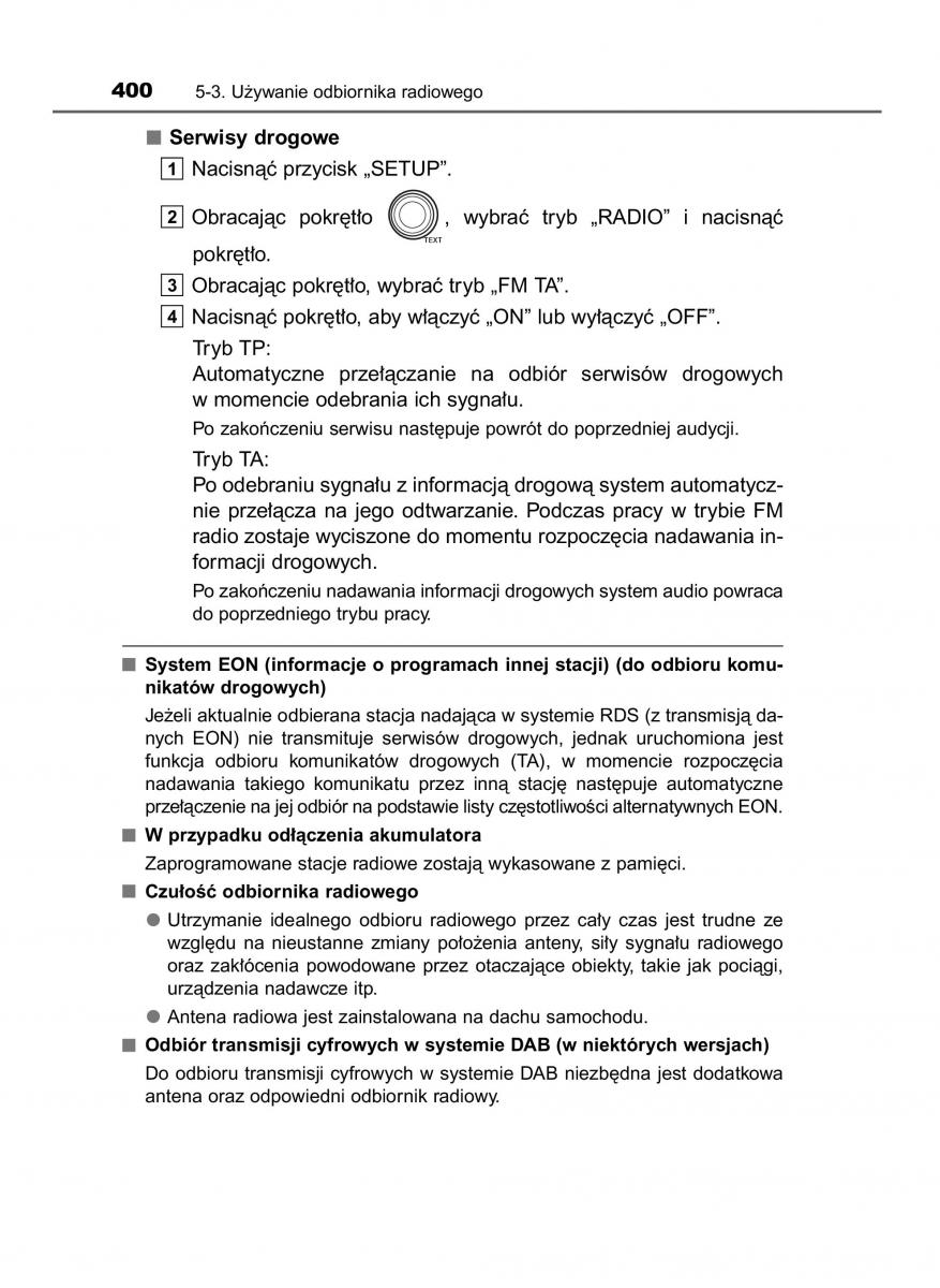 Toyota RAV4 IV 4 instrukcja / page 400