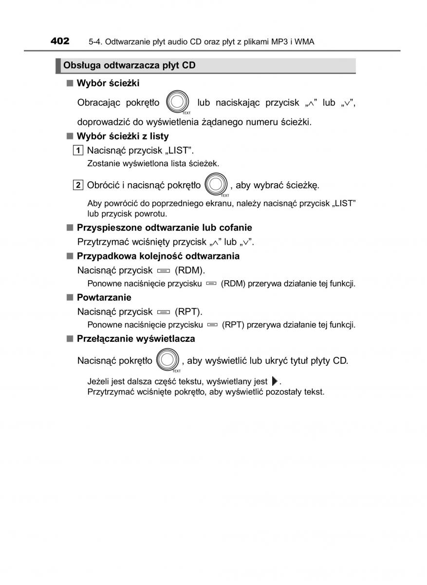 Toyota RAV4 IV 4 instrukcja / page 402